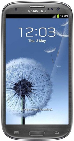 Смартфон Samsung Galaxy S3 GT-I9300 16Gb Titanium grey - Алатырь